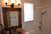 Glass Block window in bathroom