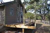 Big verticals for privacy fence